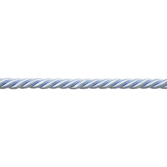 Light Aqua Blue 3/16" Decoractive Lip Cord Ocean Blue By The Yard Light Aqua Blue 3/16" Decoractive Lip Cord Ocean Blue By The Yard